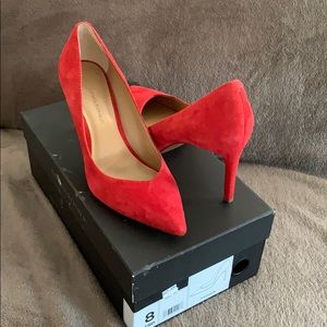 Banana Republic Red Suede Madison Pump